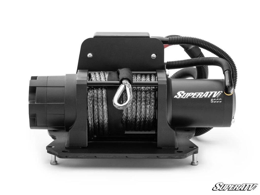 SuperATV 6000lb Winch for Polaris Ranger XD 1500 (2024+)