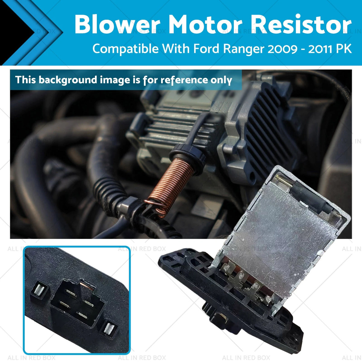 Heater Fan Resistor for Ford Ranger (2009–2011) UR5661B15