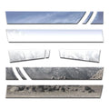 11pc 5 1/2" Rocker Panels for 04-15 Nissan Titan Crew Cab w/Tool Box and Guards