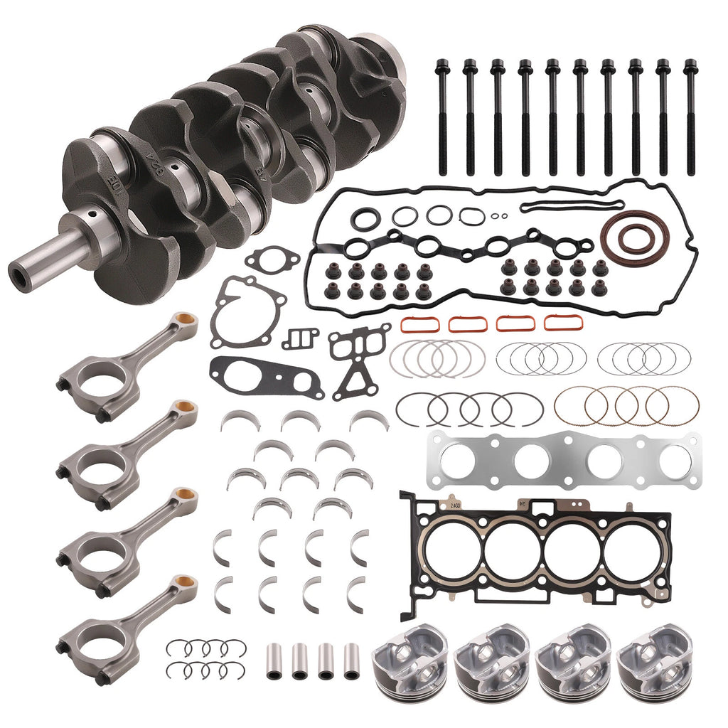 G4KJ 2.4L Engine Overhaul Rebuild Kit - Crankshafts Rods For HYUNDAI KIA Sorento