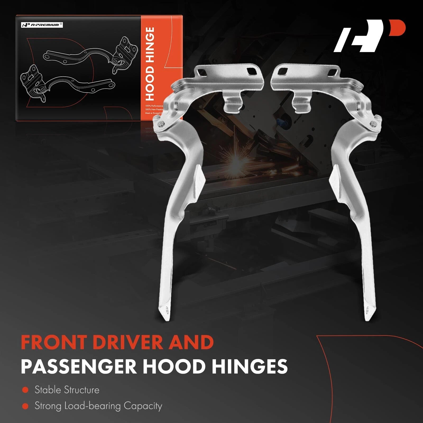 2X Hood Hinge for Nissan Quest (2011-2017)