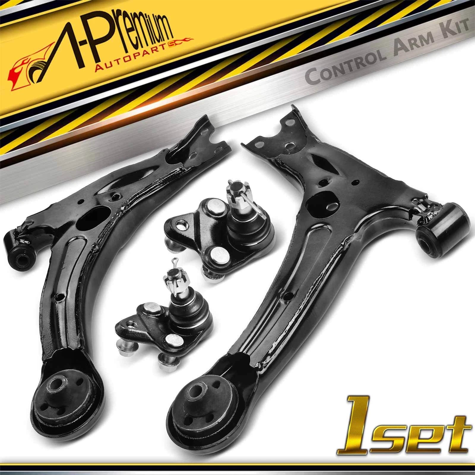 Left and Right Lower Control Arm with Ball Joint for Toyota (2000-2014)