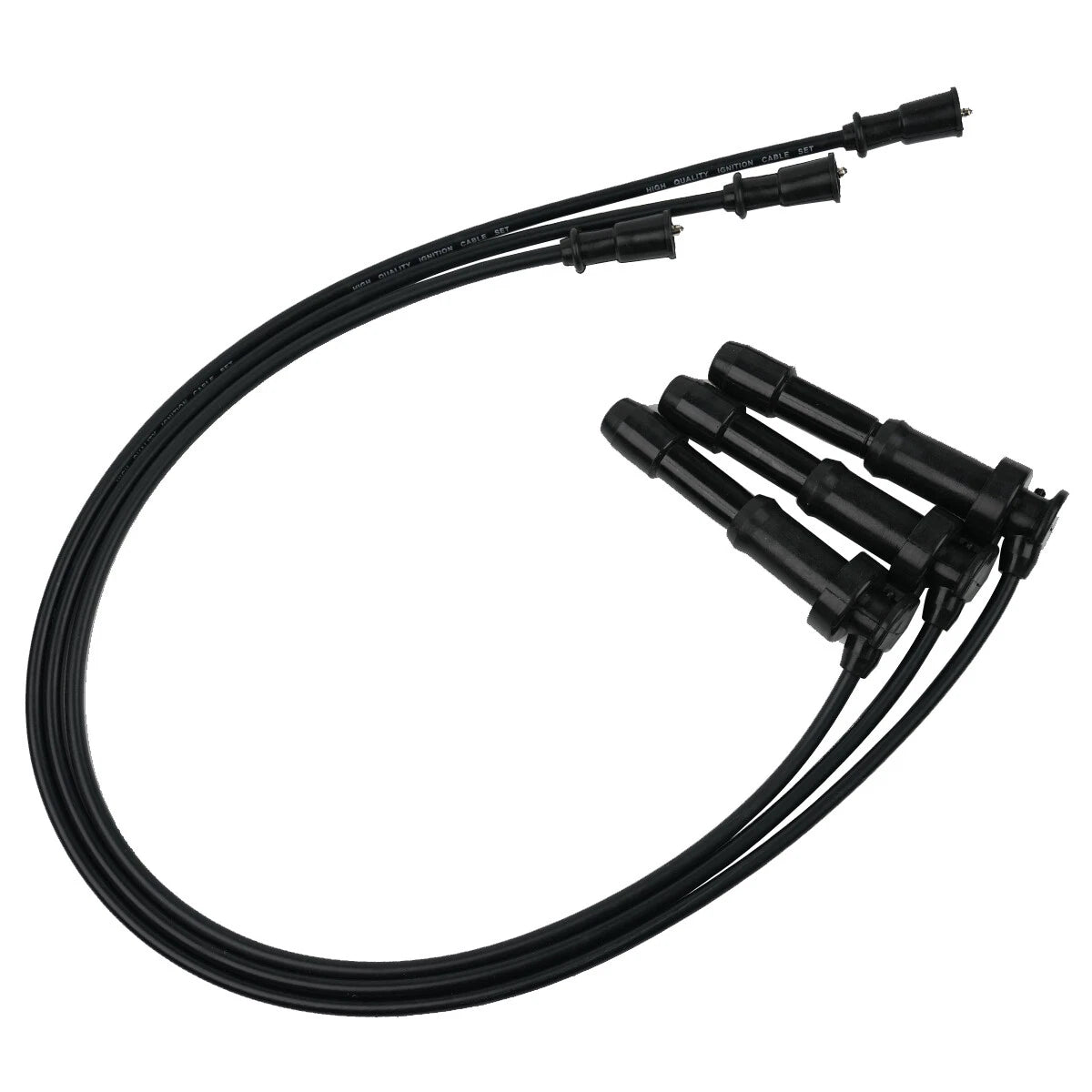 Set of 6 Spark Plugs + 3 Wires for Kia Sedona (2002–2005), XG300, XG350