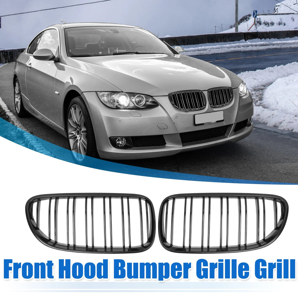 Front Hood Bumper Grille for BMW 328i 335i M3 335is (2012–2013) 1 Pair Black
