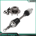 Front Right CV Axle Shaft + Wheel Hub Bearing for Dodge Grand Caravan (2008–2020)