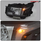 Left Side Black Halogen Headlight for Nissan Frontier (2022–2023)