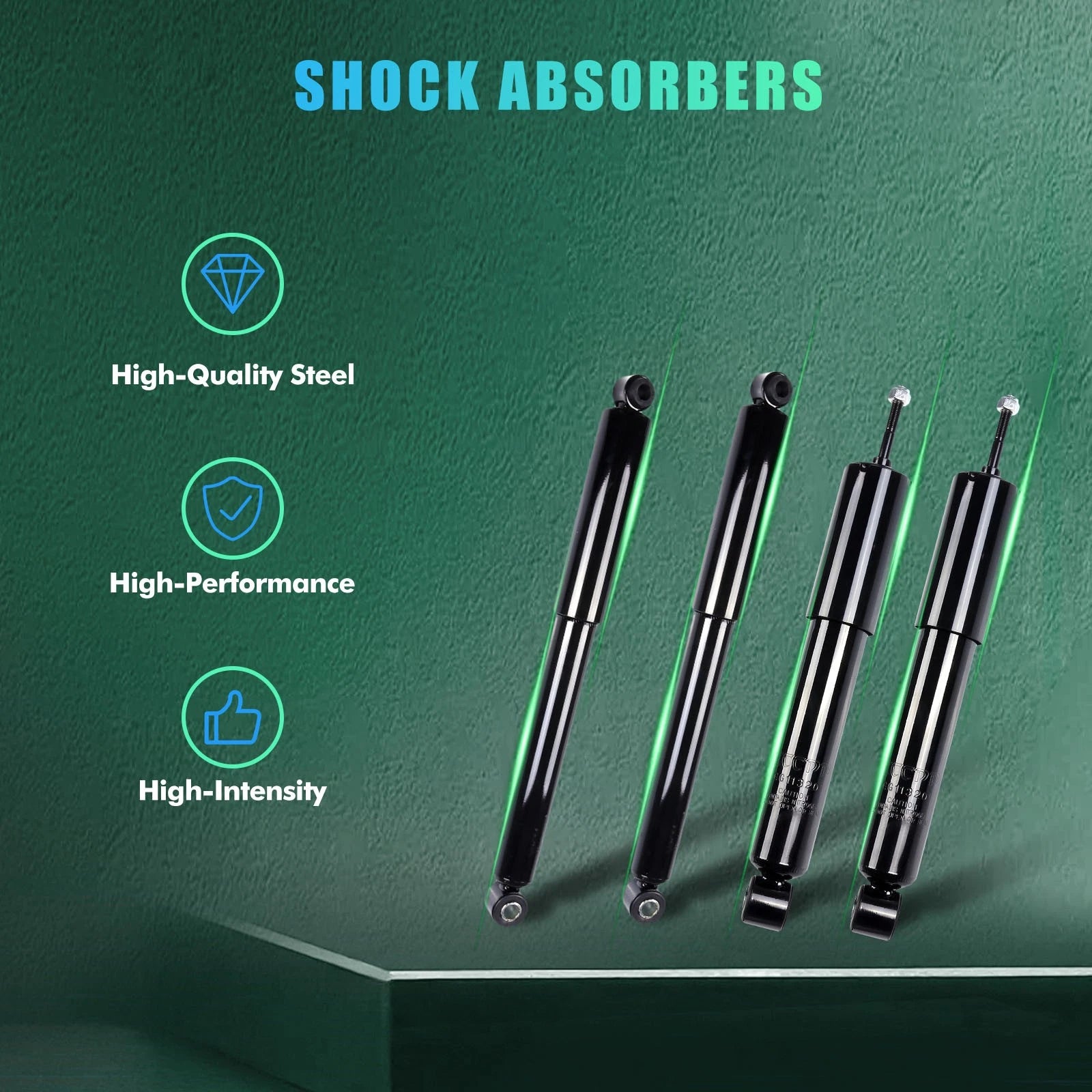 Set of 4 Struts for Mitsubishi Montero Sport 4WD (2000–2003)