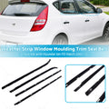 Set of 4 Weather Strip Window Moulding Trim for Hyundai I30 FD (2007–2012)