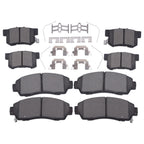 Set of 4 Ceramic Brake Pads for Acura RDX, Honda CR-V, Accord, Crosstour