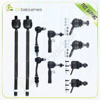 10pc Steering Kit: Front Ball Joint, Tie Rod, Sway Bar for Dodge Durango Dakota (2000–2004)