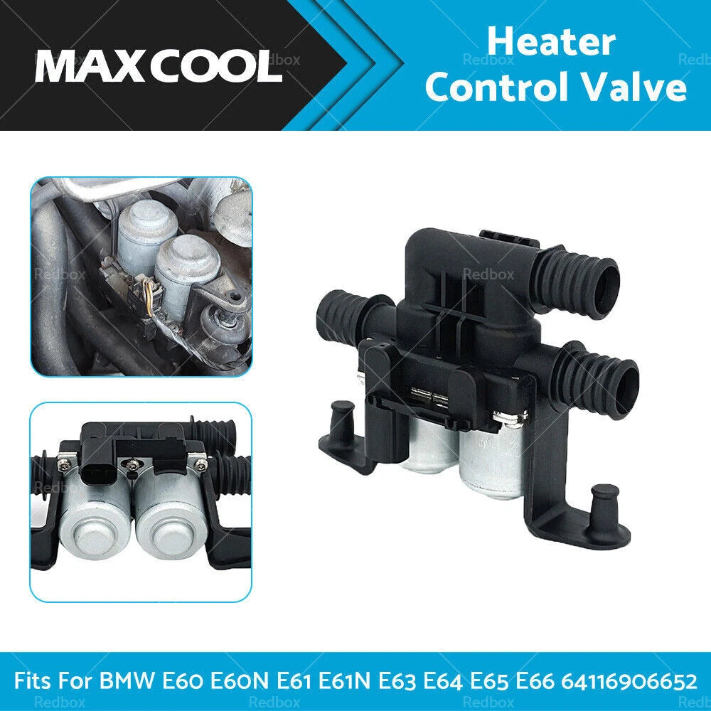 Heater Control Valve for BMW 3 5 6 Series E60 E61 E63 E64 (2007–2010) 64116906652