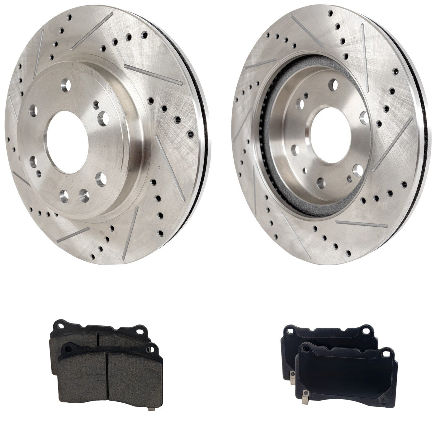 Brake Disc Rotors and Pads Kit for Cadillac XTS (2013–2019)
