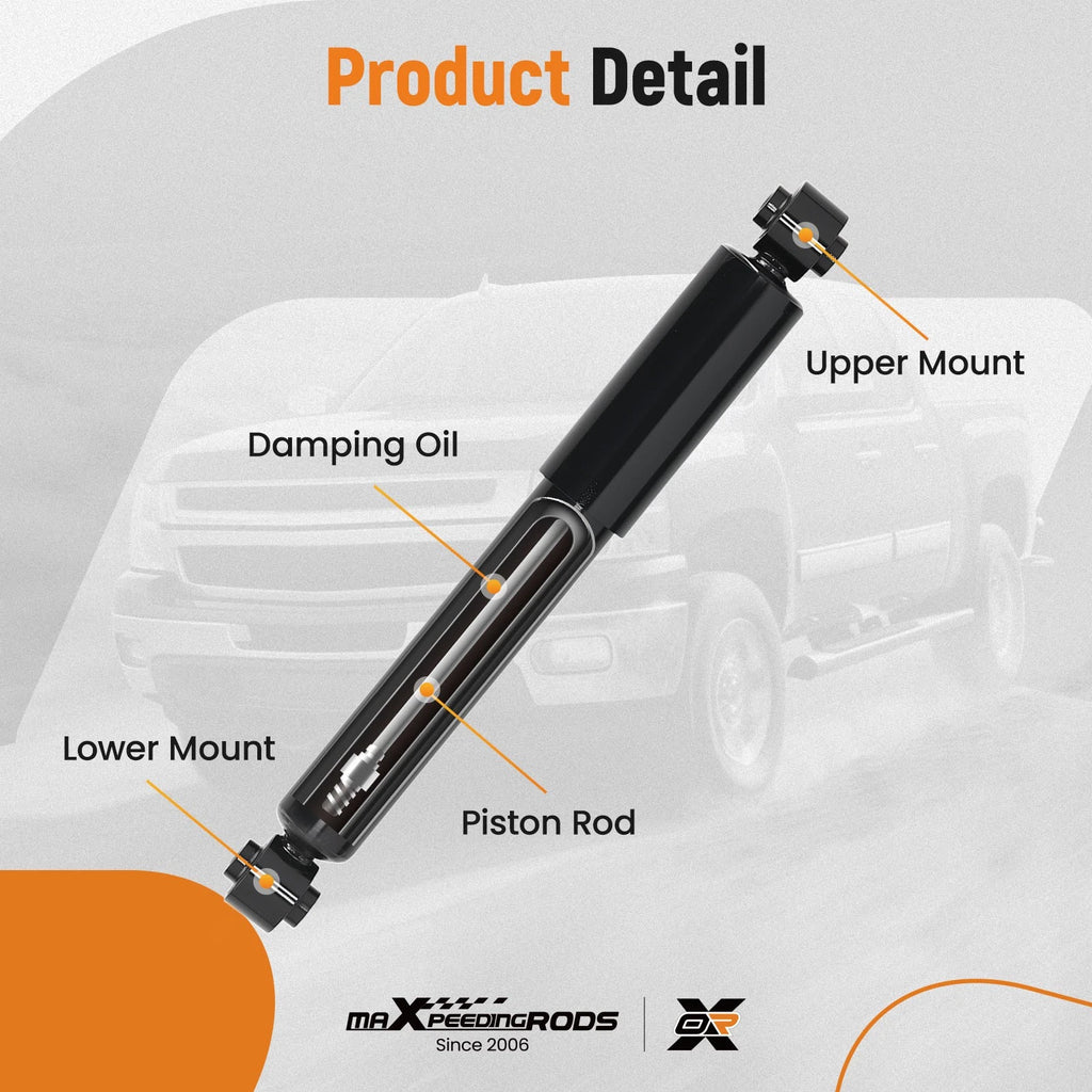 Pair Rear Shocks for Toyota RAV4 (2006–2018)