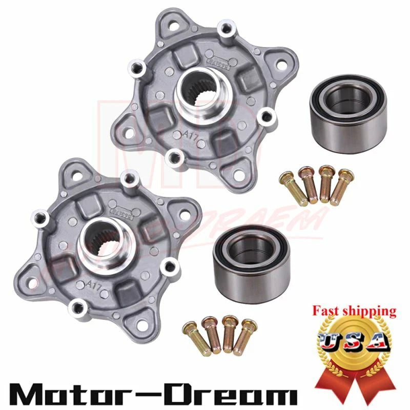 2 Rear Wheel Hub Bearings for Polaris RZR 800 EFI (2008–2014) / RZR S 4 800 (2008–2014)