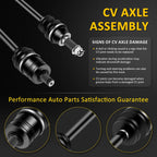 Set of 2 CV Joint Axle Shafts for RZR XP 1000 EPS (2016–2018)