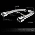 Stainless Axle Cat Back Exhaust Pipes for Ford Mustang 5.0L (2015–2020)