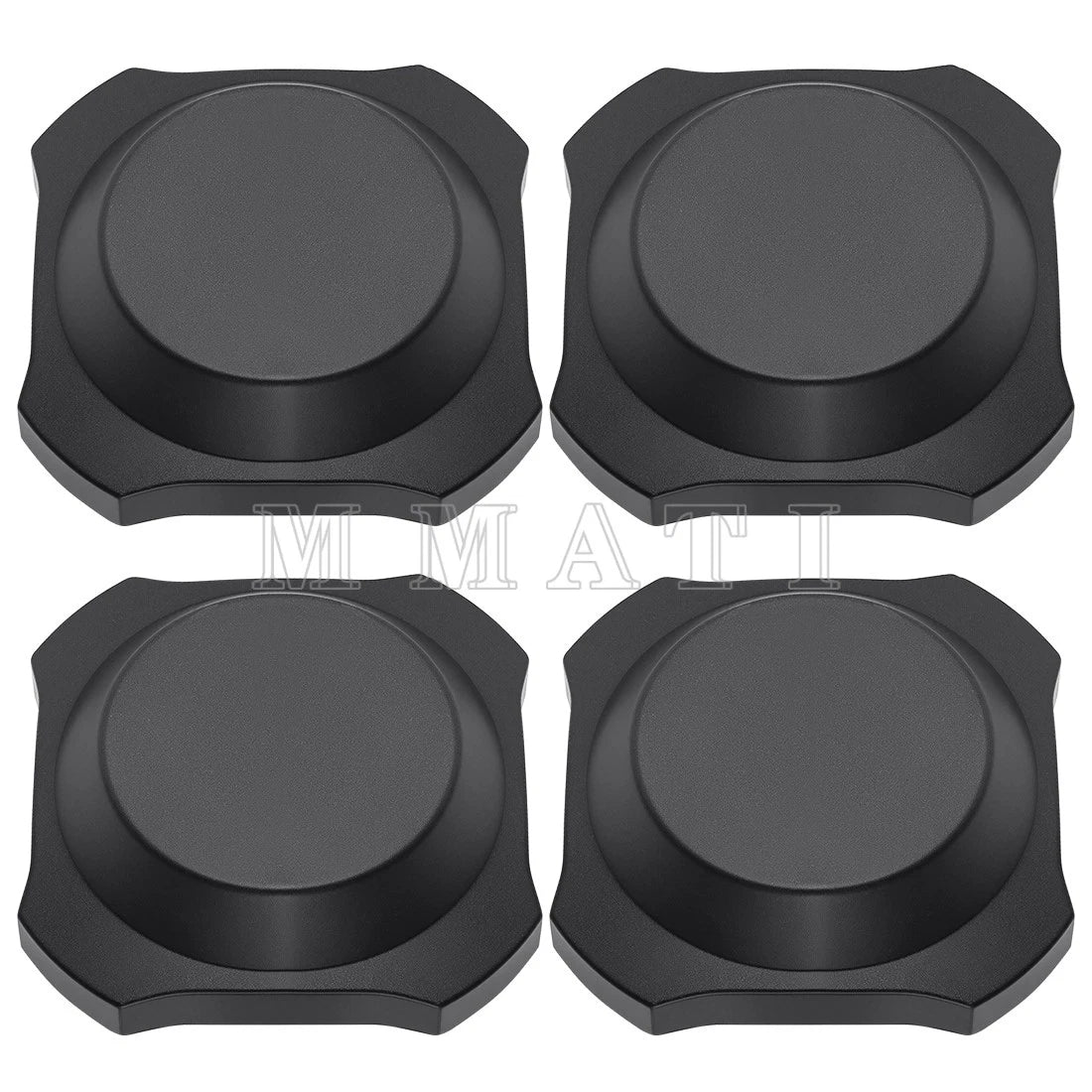 Set of 4 Black Center Wheel Hub Caps 1525221-655 for Polaris RZR XP 1000 (2024–2025)