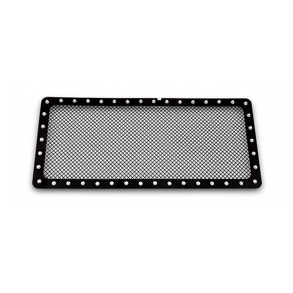 Stainless Black Mesh Grille for Jeep Wrangler JK (2007–2018)