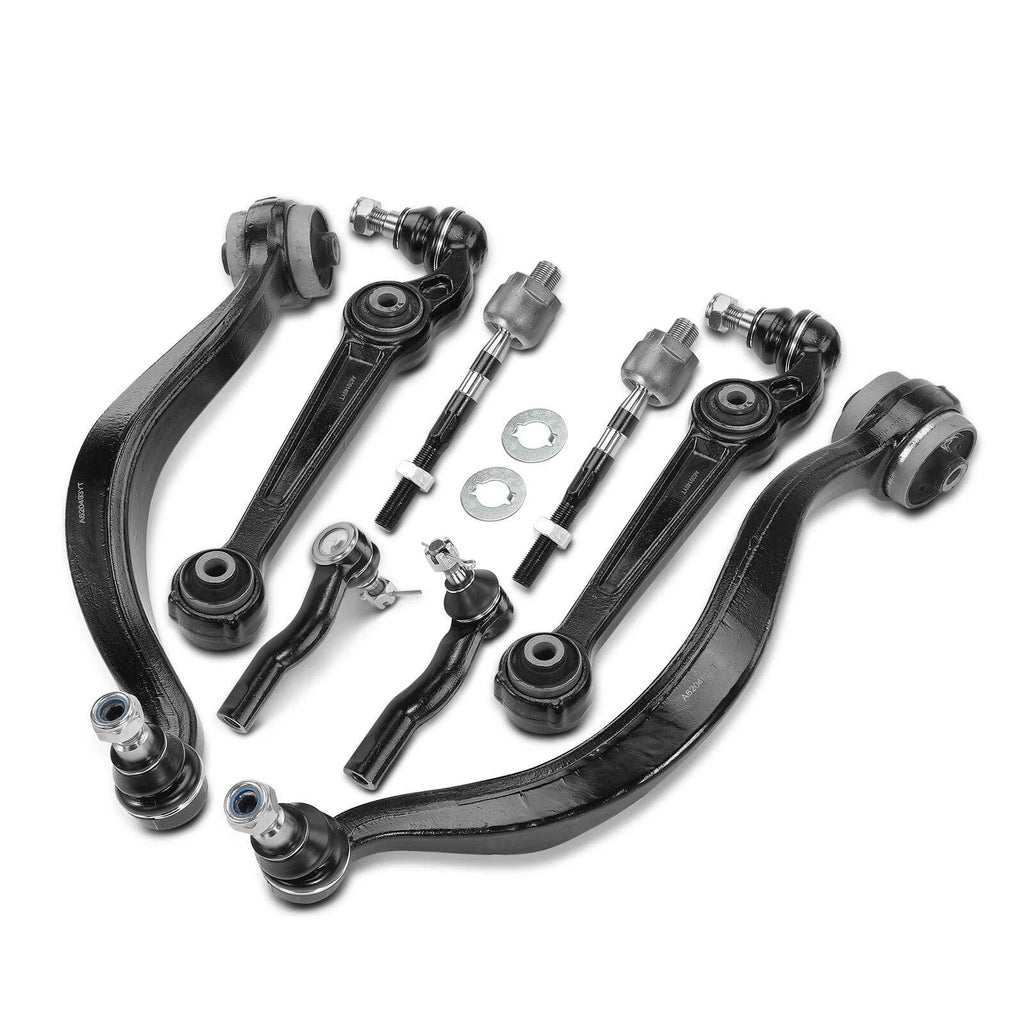 8x Front Control Arm Ball Joint & Tie Rod for Ford Fusion (2007–2012)