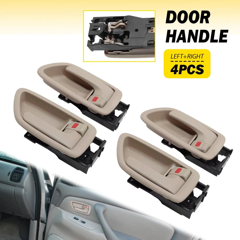 Set of 4 Interior Door Handles for Toyota Sequoia (2001–2007) Beige