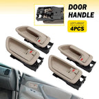 Set of 4 Interior Door Handles for Toyota Sequoia (2001–2007) Beige