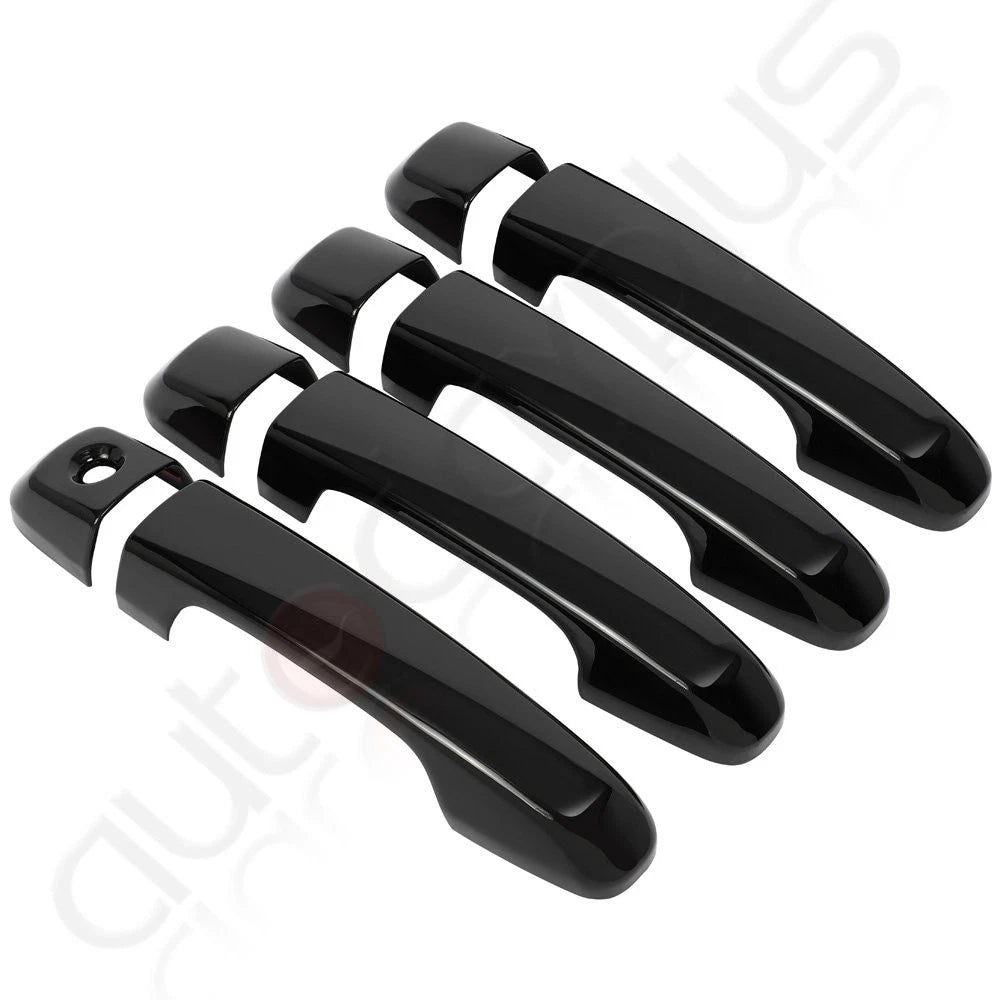 Outside Door Handle Cover for Toyota 4Runner (2010–2021) Black Glossy