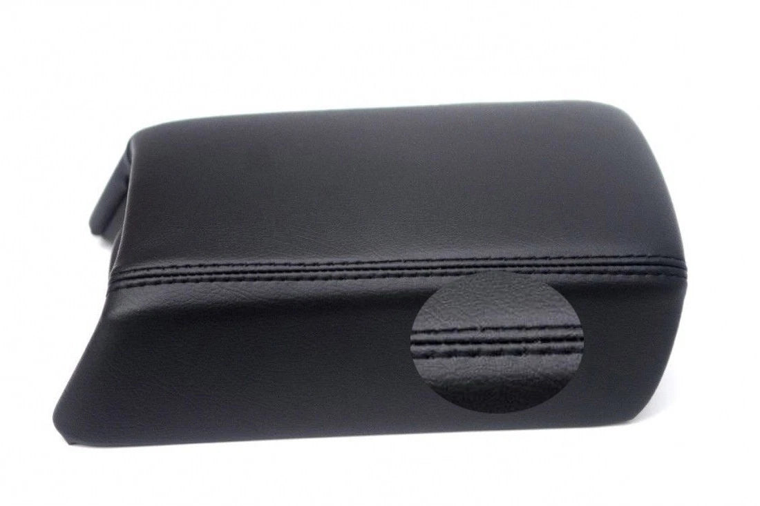 Center Console Armrest Cover for Chevrolet Malibu (2013–2015) Black Leather