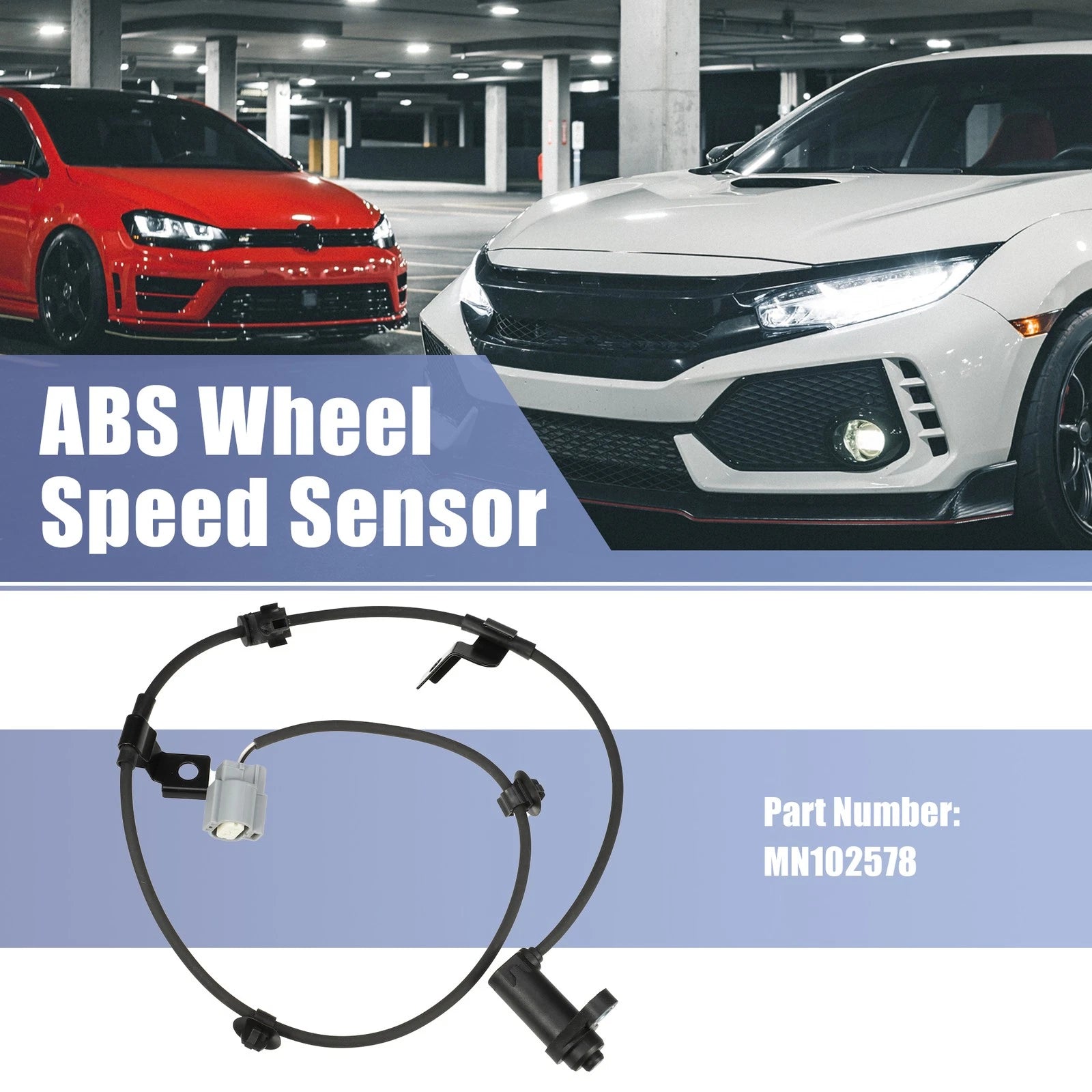 Rear Right ABS Wheel Speed Sensor for Mitsubishi L200 Triton Pajero (2006–2015) No.MN102578 745060167927