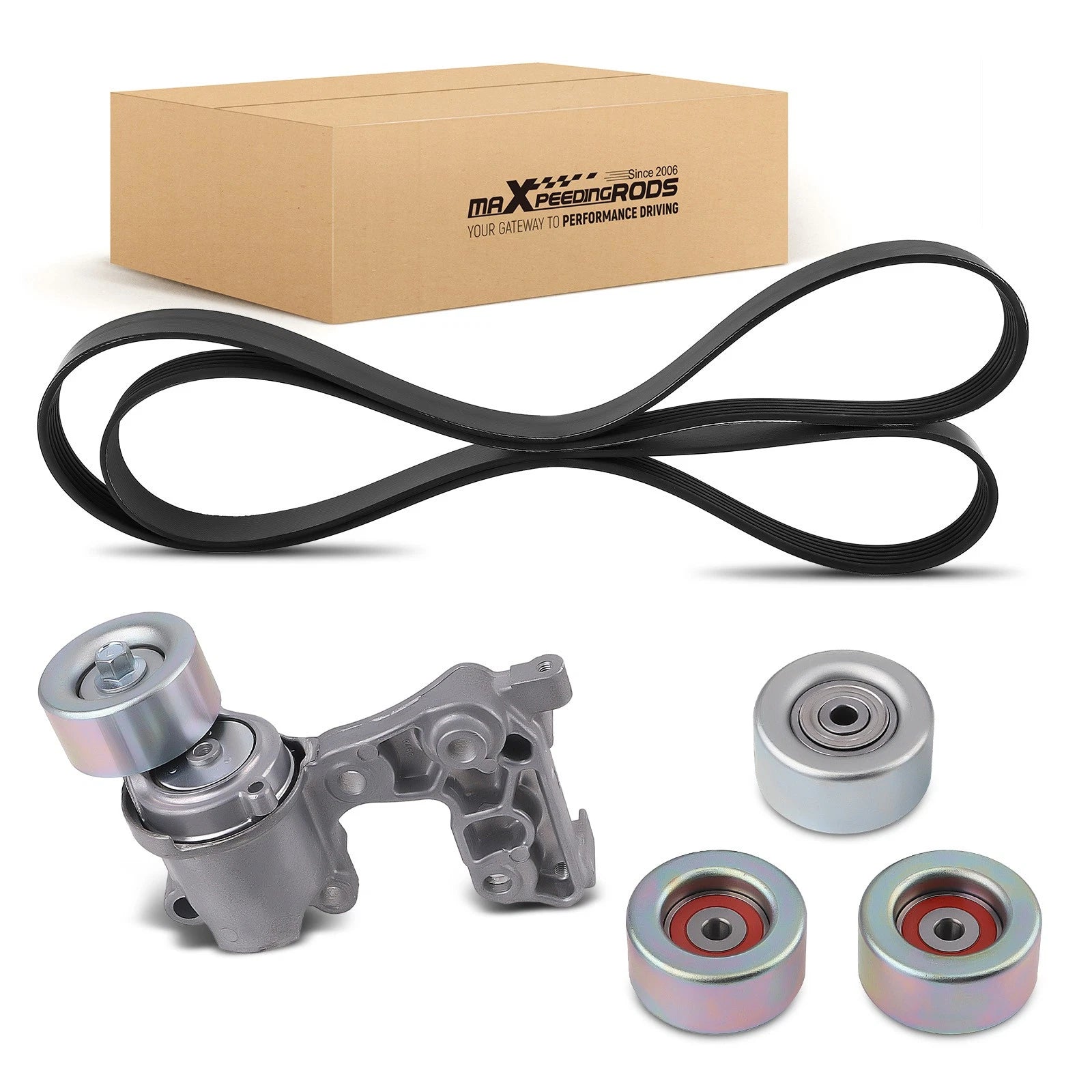 Drive Belt Tensioner Pulley Kit for Toyota Tundra 4.0L V6 (2005–2012)