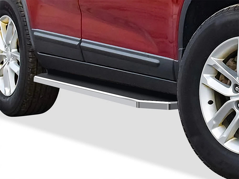 6" Polished iBoard Side Step Nerf Bars for Kia Sorento (2014–2015)