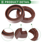 Set of 5 Oil Seal Rotary Shaft Seal FKM Rubber 25x35x10mm