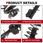 2X Front Complete Shocks Struts & Coil Spring for Kia Spectra (2004-2009)