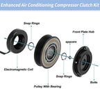 AC Compressor Clutch Kit for Ford Explorer, Flex, Lincoln MKS (2009–2019)