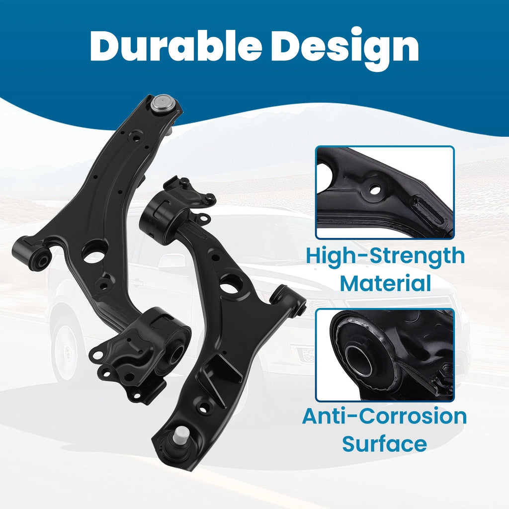 Set of 4 Front Lower Control Arms with Ball Joints for Ford Edge MKX (2007–2015)