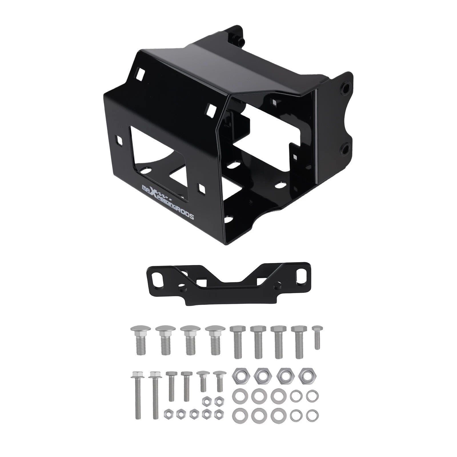 Winch Mount for Sportsman 570/850 (2014–2026) 3x4 7/8" Pattern Black
