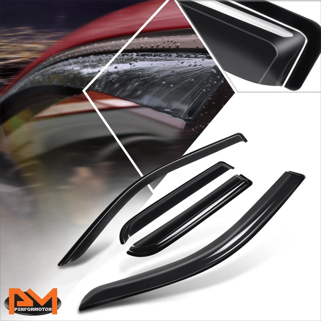 Set of 4 Tape-on Window Visors for Ram 1500 Quad Cab (2019–2024)