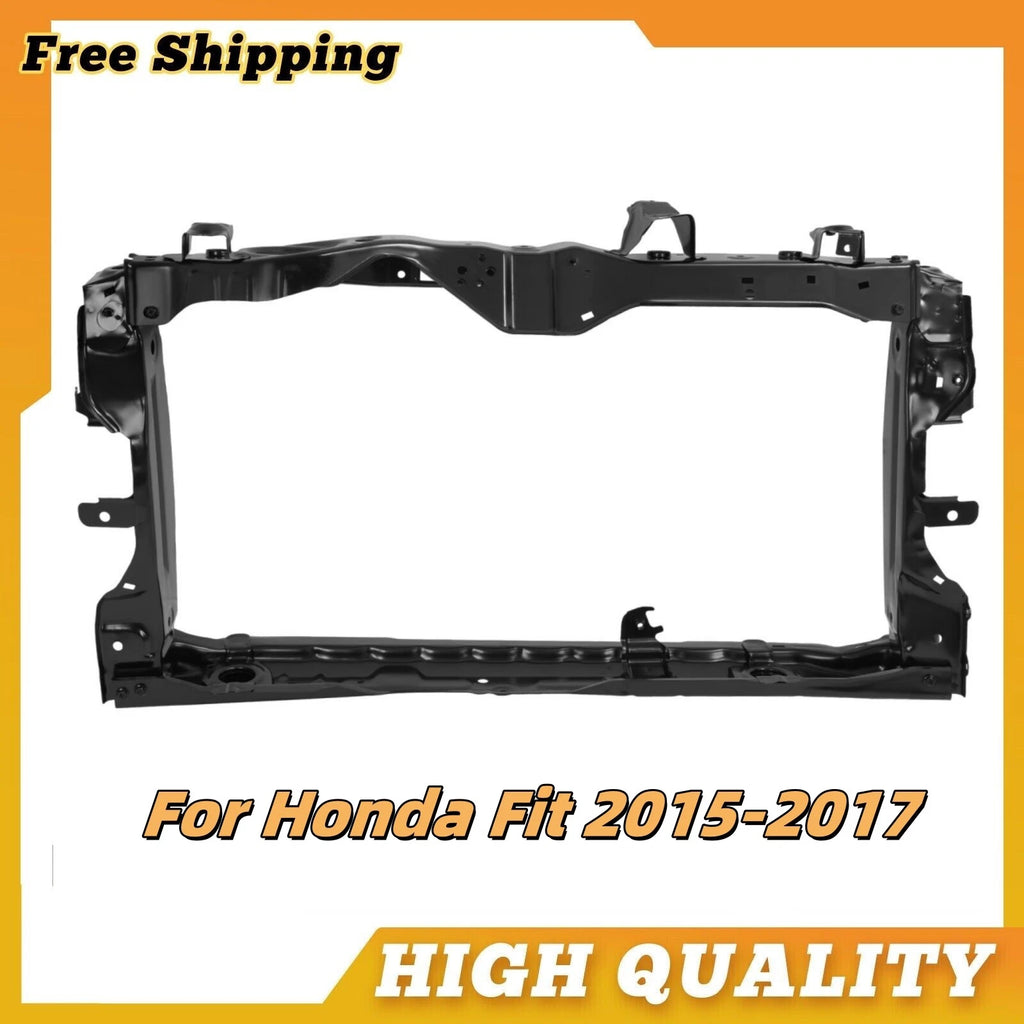 Black Steel Radiator Support Assembly for Honda Fit (2015–2017) #HO1225176