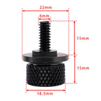 Knurled Fender Seat Screw Bolt for Harley Touring Softail Dyna (1996–2023)