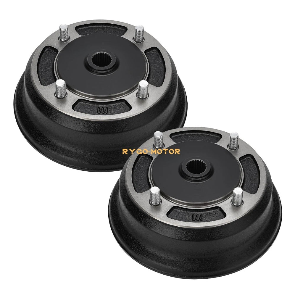 2X Rear Brake Drum Hub for Kawasaki Mule 3010 KAF620E KAF950B (2001–2008)
