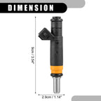 8 Pcs Fuel Injectors No. 7506924 for BMW 745Li (2002–2003)