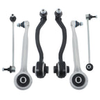 Set of 6 Control Arms and Sway Bar Links for Mercedes-Benz CLK550 (2007–2009)