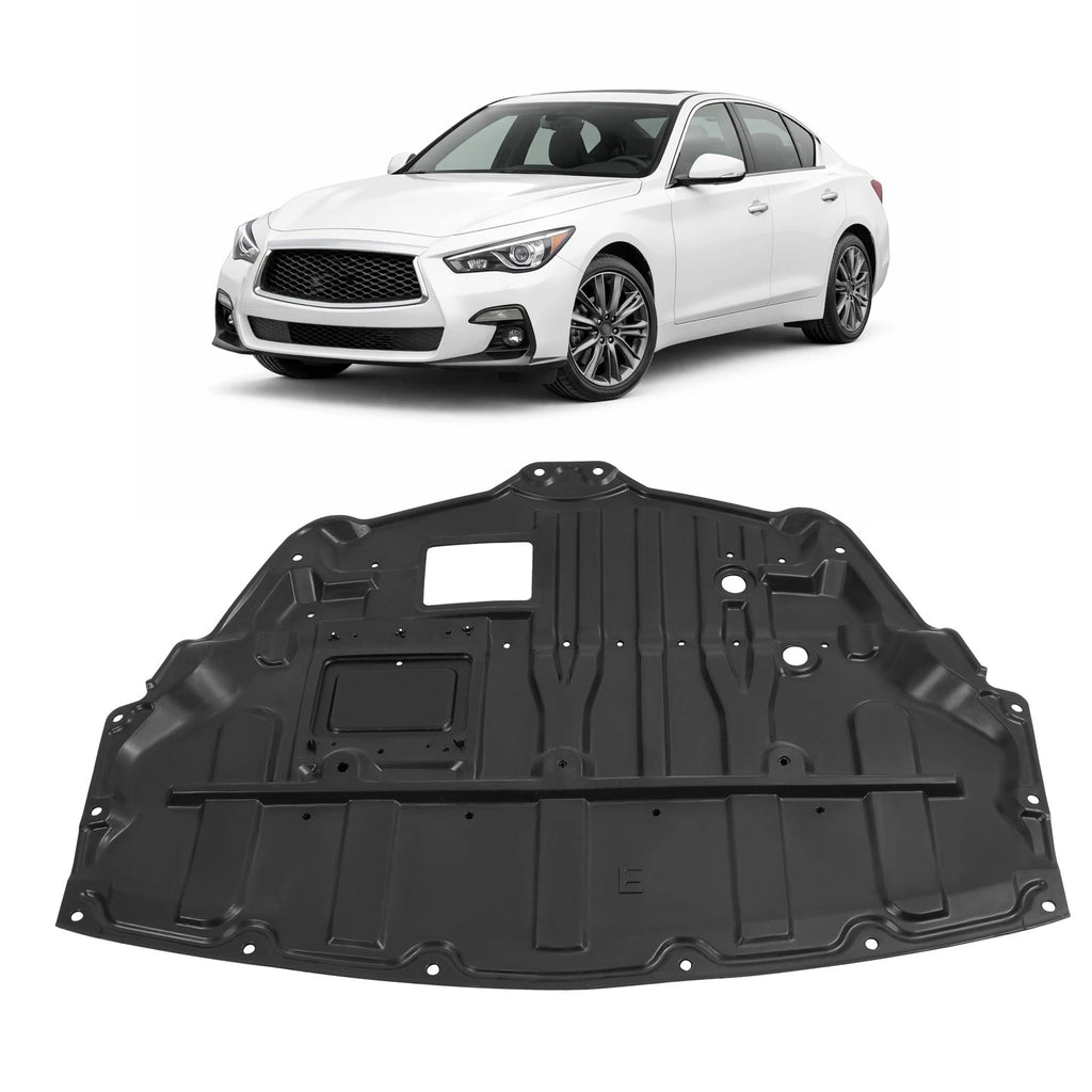 Front Engine Splash Shield Under Cover for Infiniti Q50 Q60 (2014–2024) 758904GE1A