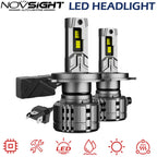 2X H4 LED Headlight Bulbs for NOVSIGHT (6500K, 40000LM)