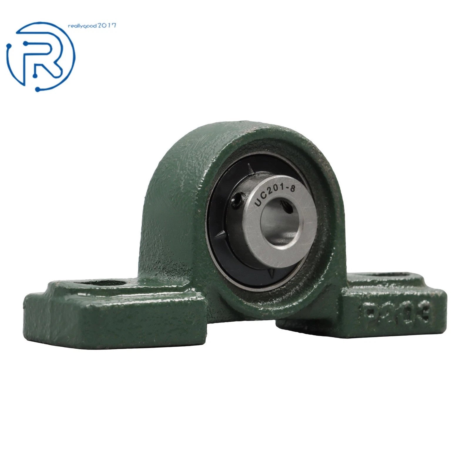 Set of 10 Pillow Block Mounted Ball Bearings for Various Applications