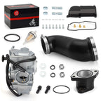 Carburetor & Intake Boot Joint & Air Cleaner for Yamaha Warrior 350 (1987–2006)