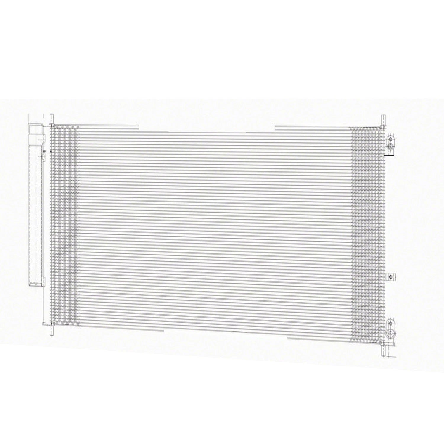 Replacement A/C Condenser Repair Part for Honda Odyssey (2005–2010)
