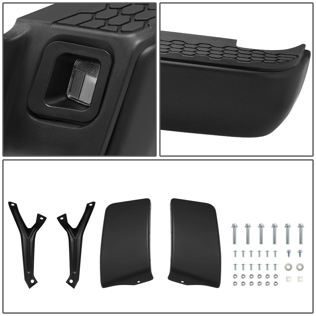 Rear Bumper Assembly for Dodge Ram 1500 (2009–2024) Black w/o Sensor Holes