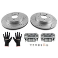 Front Brake Rotors+Brake Calipers for Dodge Ram 1500 2009-2010/Ram 1500 2011-18