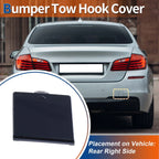 Rear Car Bumper Tow Hook Cover for BMW 5 Series F10 (2011–2017) No. 51128048592 Deep Sea Blue