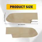2X Front Armrest Panels Door Cover for Honda CR-V (2007–2012) Leather Beige